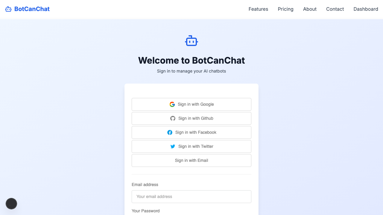 Sign Up Page